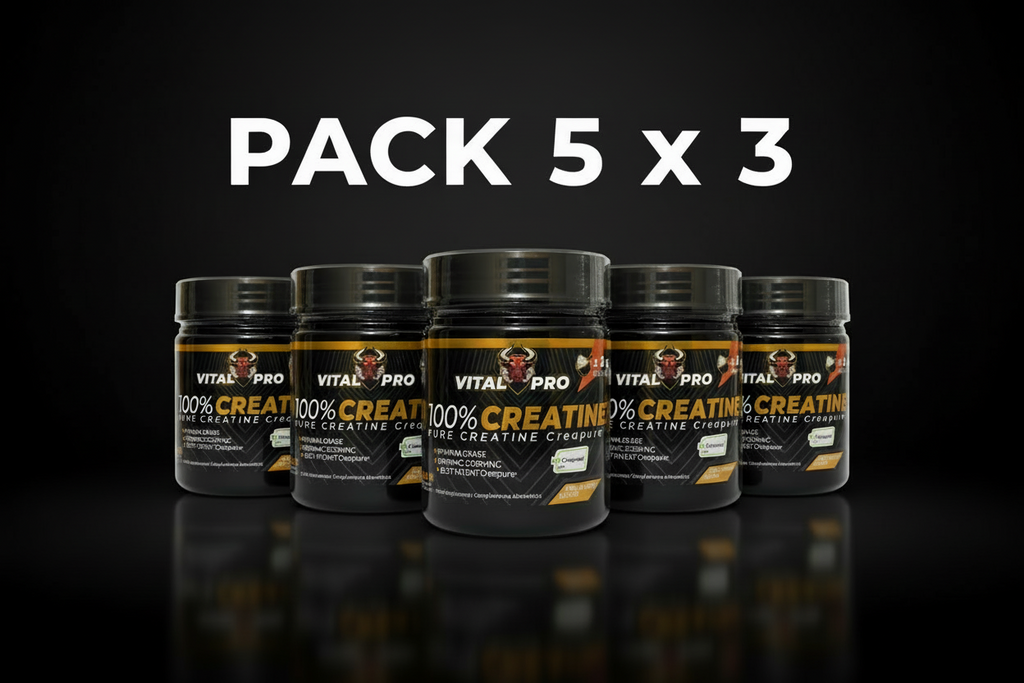 Pack 5x3 Premium Creatina Creapure®